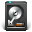 HD Open Drive Black Icon 32x32 png
